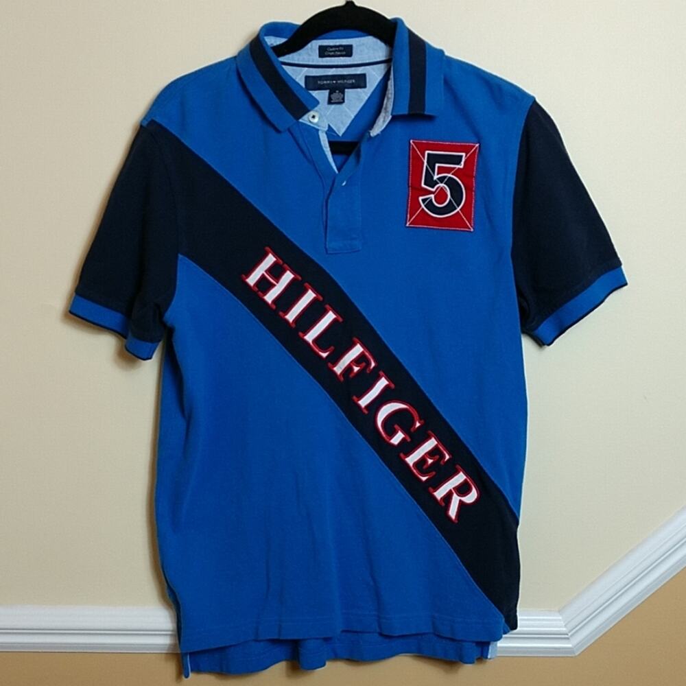 Tommy Hilfiger Blue Polo size Medium